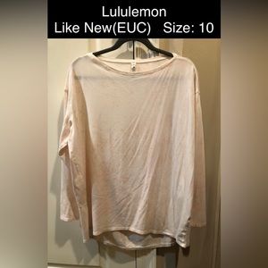 Lululemon Long Sleeve Shirt